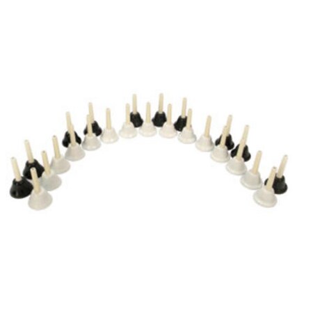 Rythm Band 25 Note Black and White Handbell Set RB125